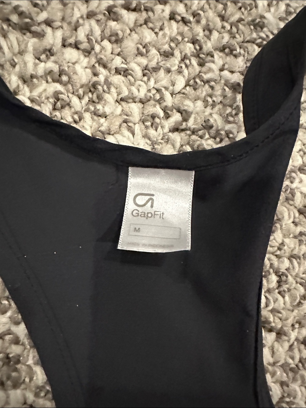 GAP Black Racerback Tank Top - Picture 3 of 4